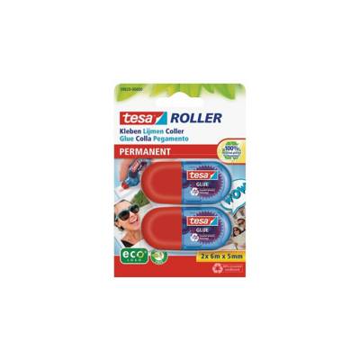 TESA 59820, Trocken Mini Glue Roller ecologo, 6m x 5mm-0