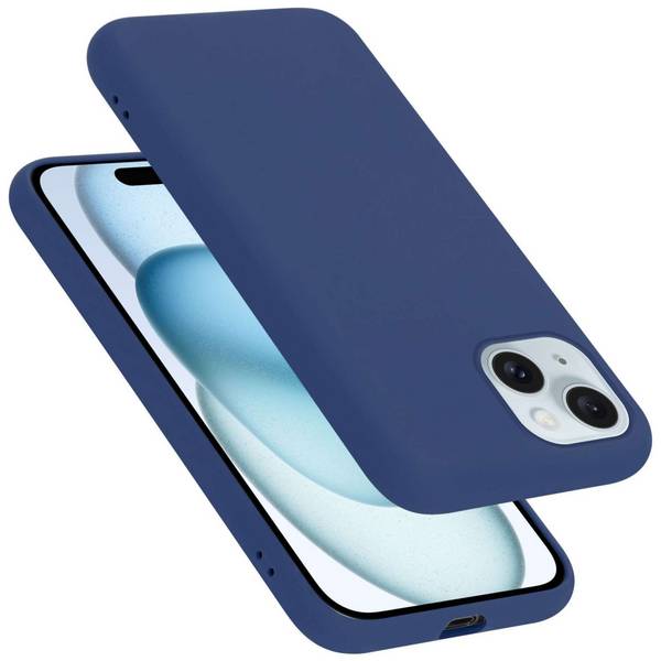 Cadorabo Schutzhülle für Apple iPhone 15 Hülle in Blau Handyhülle Case Cover TPU Etui
