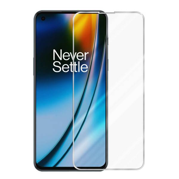 Cadorabo Panzer Folie für OnePlus Nord 2 5G Schutzfolie in Transparent Gehärtetes Tempered Display-Schutzglas
