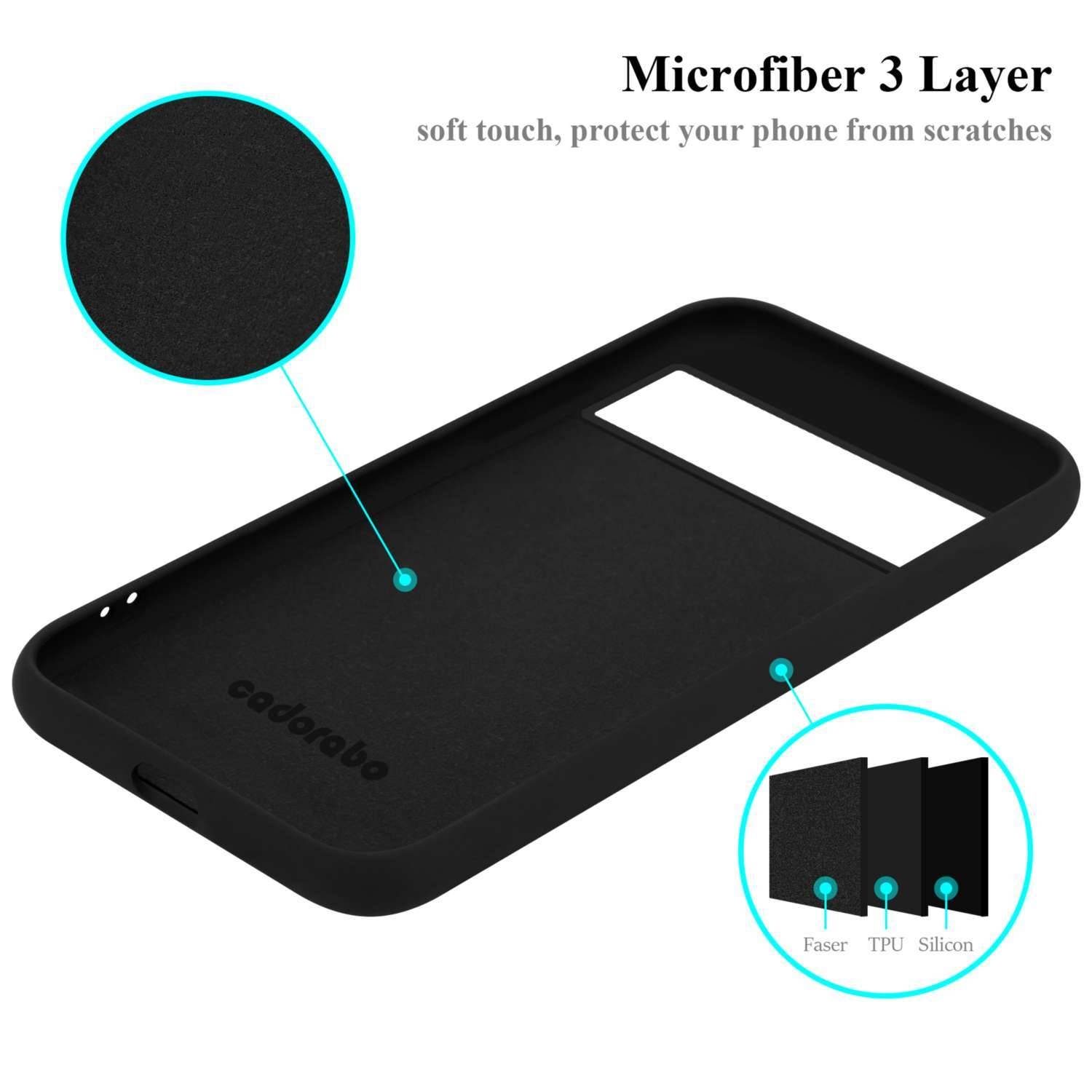Cadorabo Schutzhülle für Google PIXEL 7 Hülle in Schwarz Handyhülle Case Cover TPU Etui-4