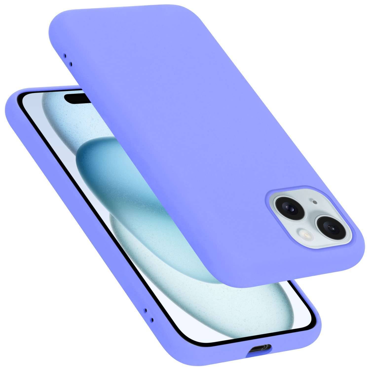 Cadorabo Schutzhülle für Apple iPhone 15 Hülle in Lila Handyhülle Case Cover TPU Etui-0