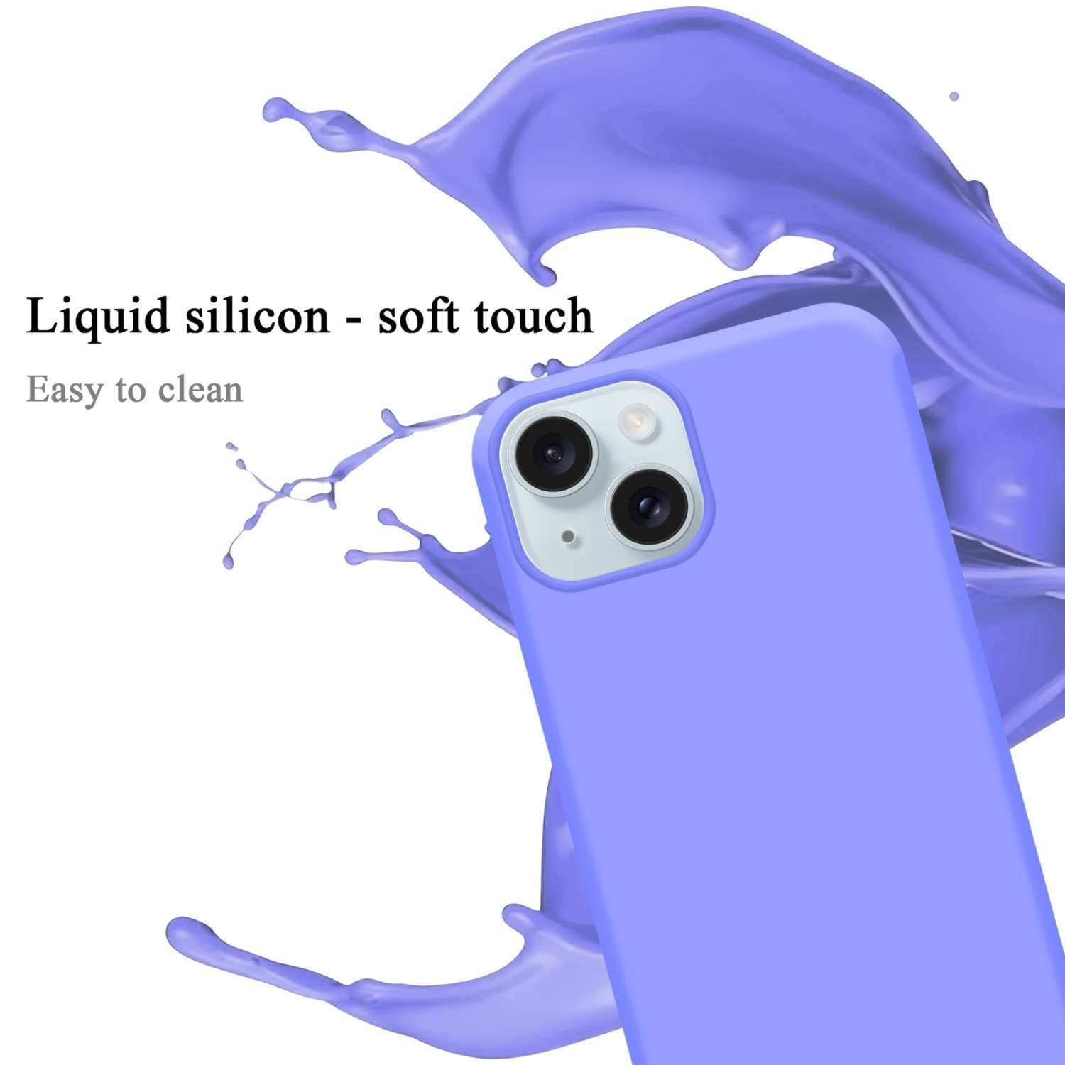 Cadorabo Schutzhülle für Apple iPhone 15 Hülle in Lila Handyhülle Case Cover TPU Etui-1