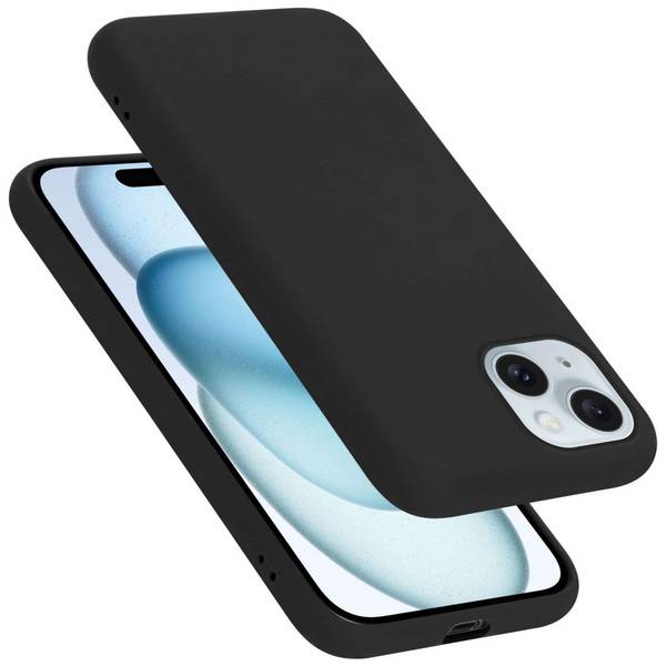 Cadorabo Schutzhülle für Apple iPhone 15 Hülle in Schwarz Handyhülle Case Cover TPU Etui