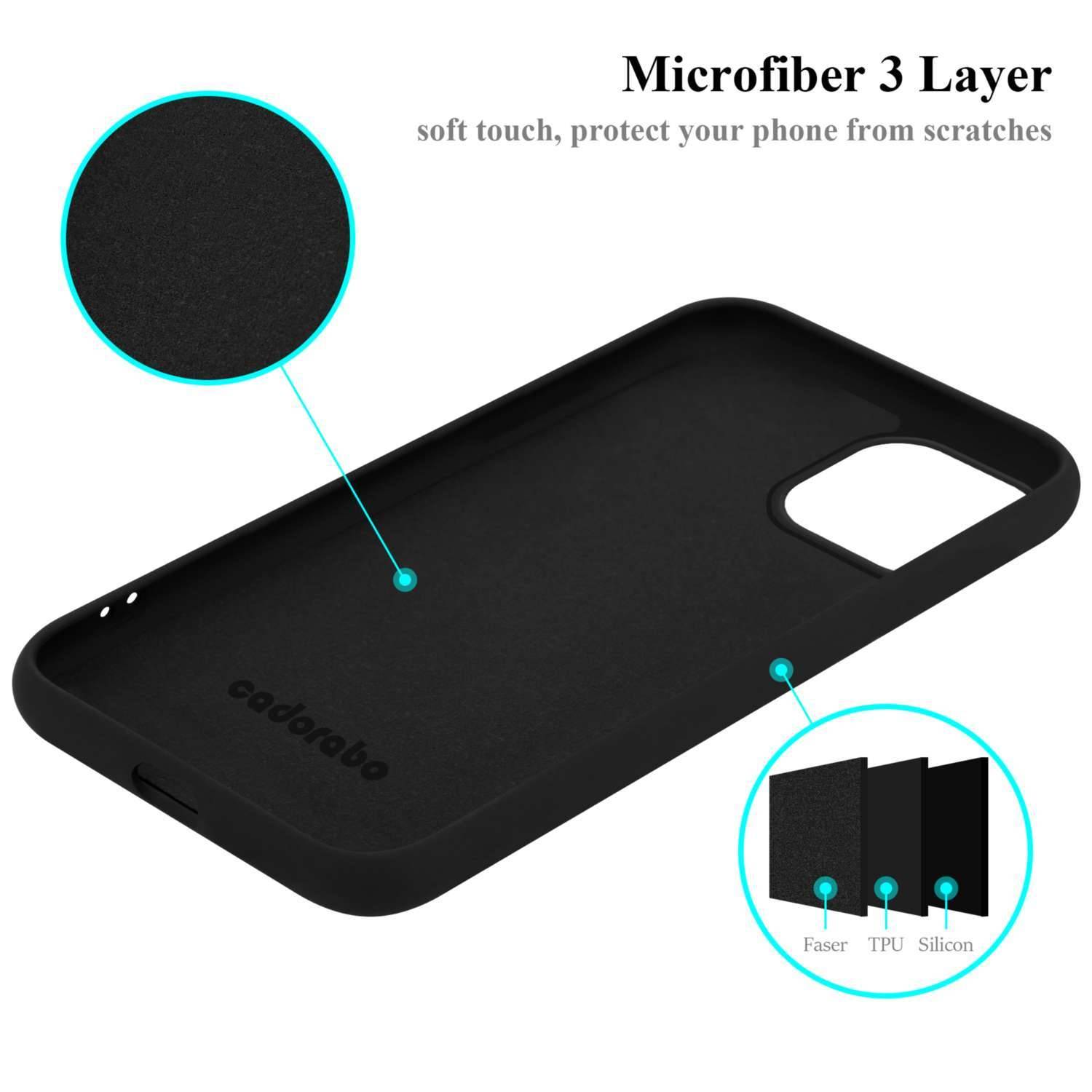 Cadorabo Schutzhülle für Apple iPhone 15 Hülle in Schwarz Handyhülle Case Cover TPU Etui-4
