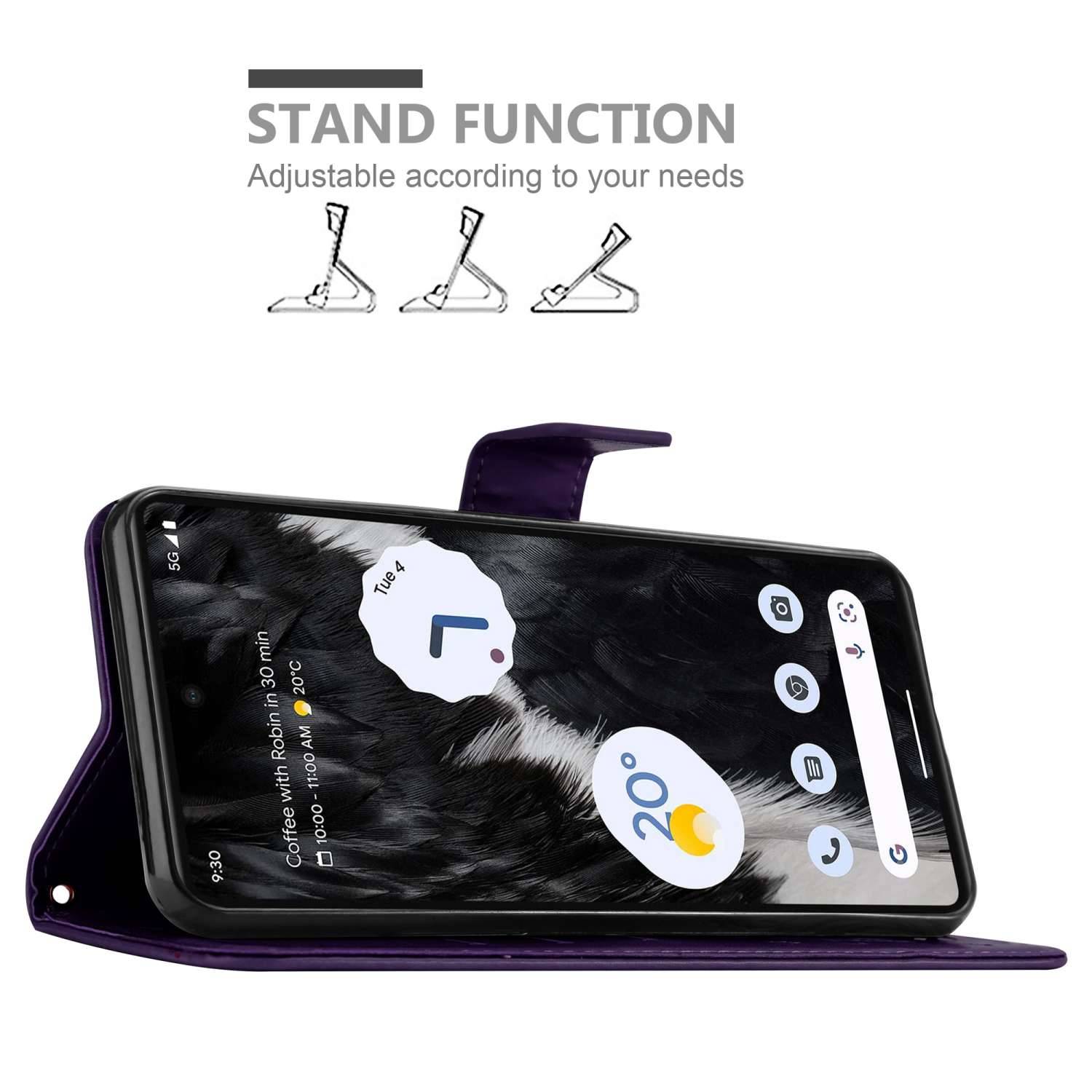 Cadorabo Hülle für Apple iPhone 15 PLUS Schutz Hülle in Türkis Schutzhülle Handy Hülle Etui Case Blumen Flower-2