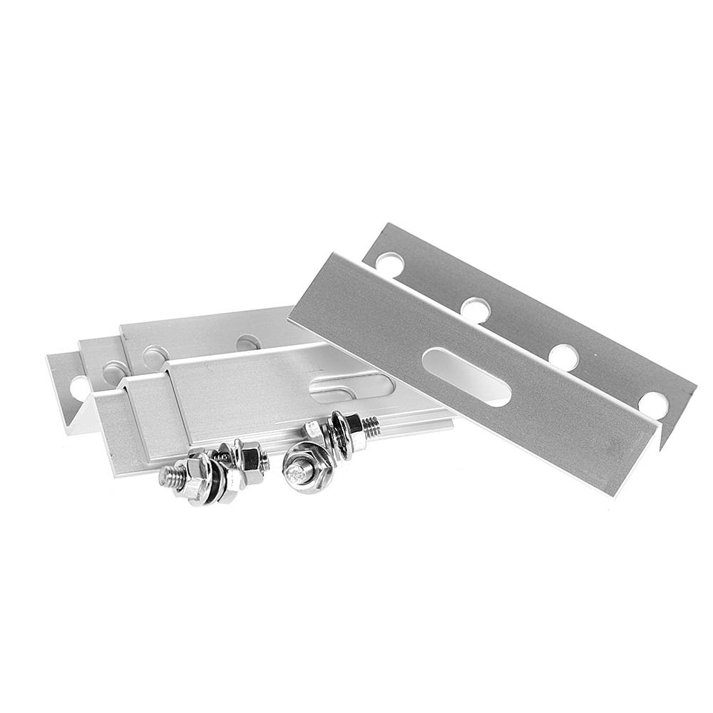 Offgridtec© 100mm Alu Z-Halter inkl. Schrauben Solarmodul Befestigung-0