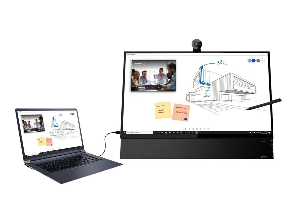 Newline Flex TT-2721AIO - 69 cm (27") Diagonalklasse LCD-Display mit LED-Hintergrundbeleuchtung - interaktiv - mit Touch-0