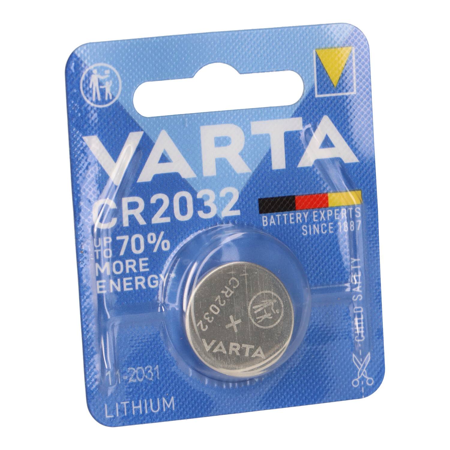 Batterie passend für Philips HUE Smart Button 1x Varta CR2032 Lithium Batterie IEC CR 2032-0