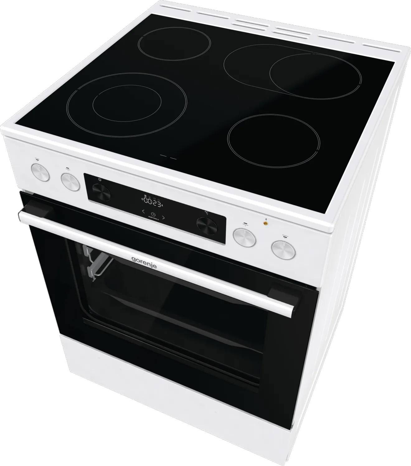 Gorenje Elektroherd Heißluft,71L GECS6C70WPA-0