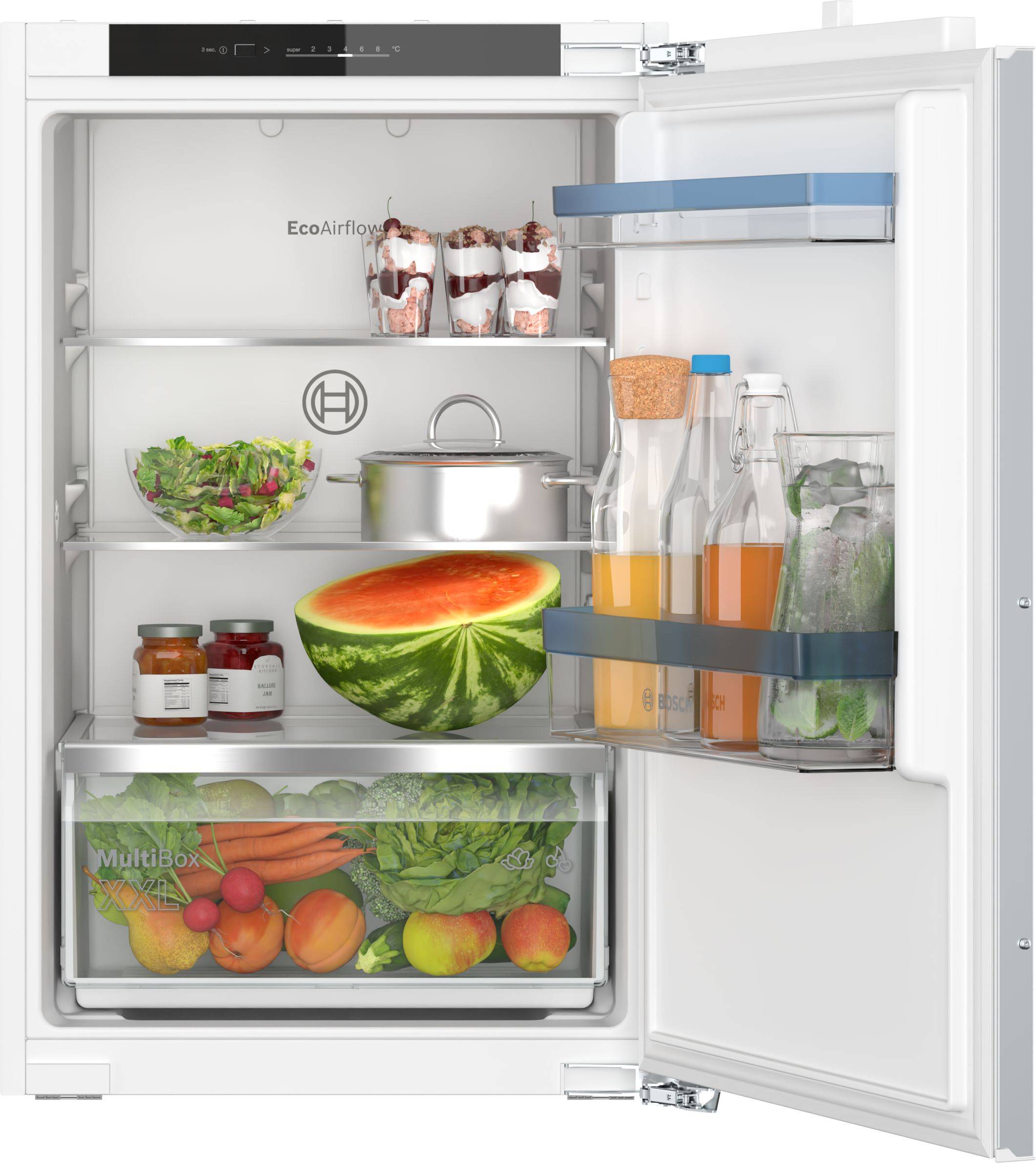 1St. Bosch KIR 212 FE 0 EB-Kühlschrank E 136L 88cm Festtür (EX)-0