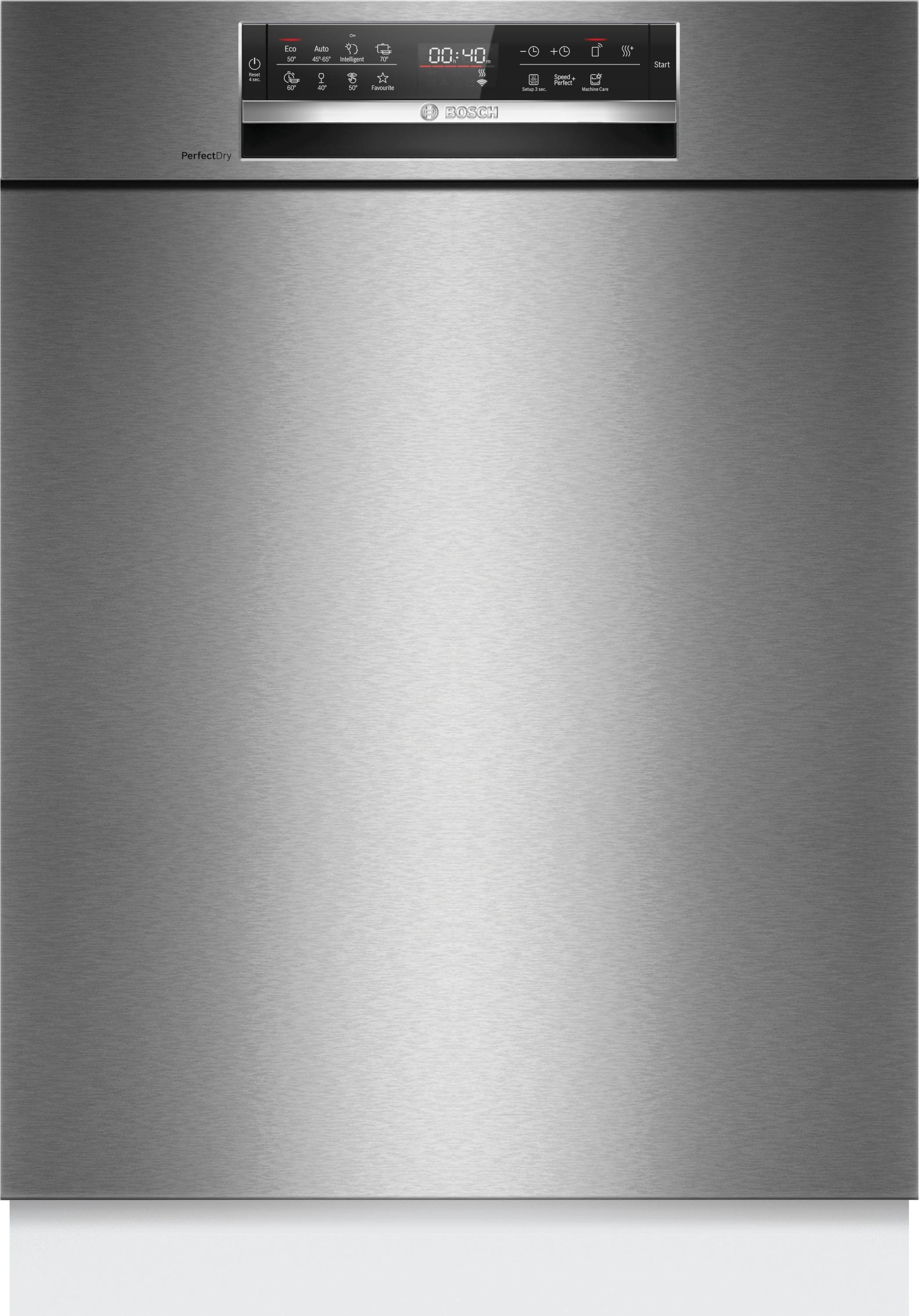 Bosch Unterbau-Geschirrspüler SMU6ZCS16E | Serie 6 | 60 cm | 14 Maßgedecke | Edelstahl | Energieklasse B | Home Connect-0