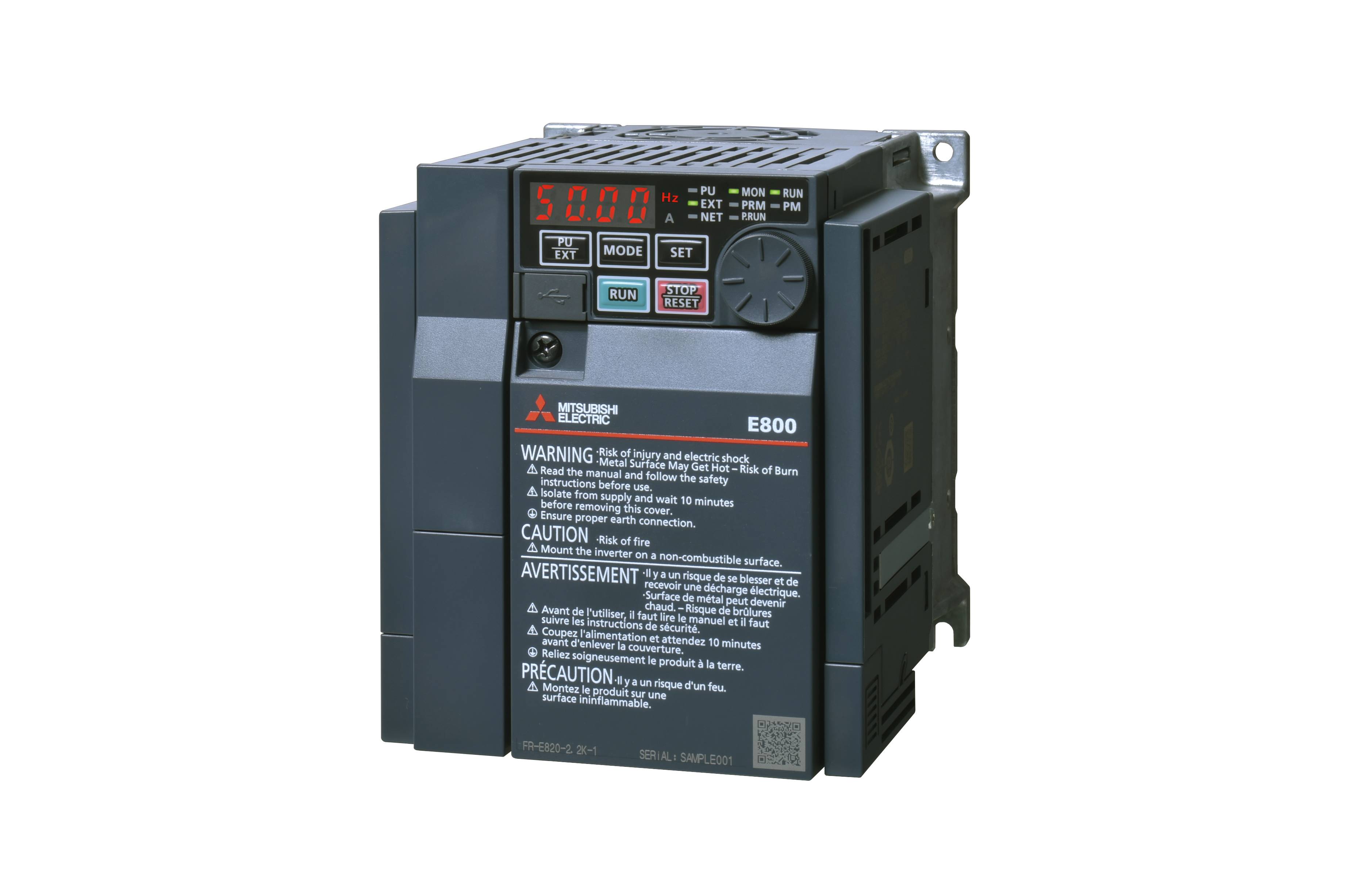 Mitsubishi Electric Mitsubishi Electric Umrichter Pn:0,75-1,5kW3x380-4 FR-E840-0026-4-60-0