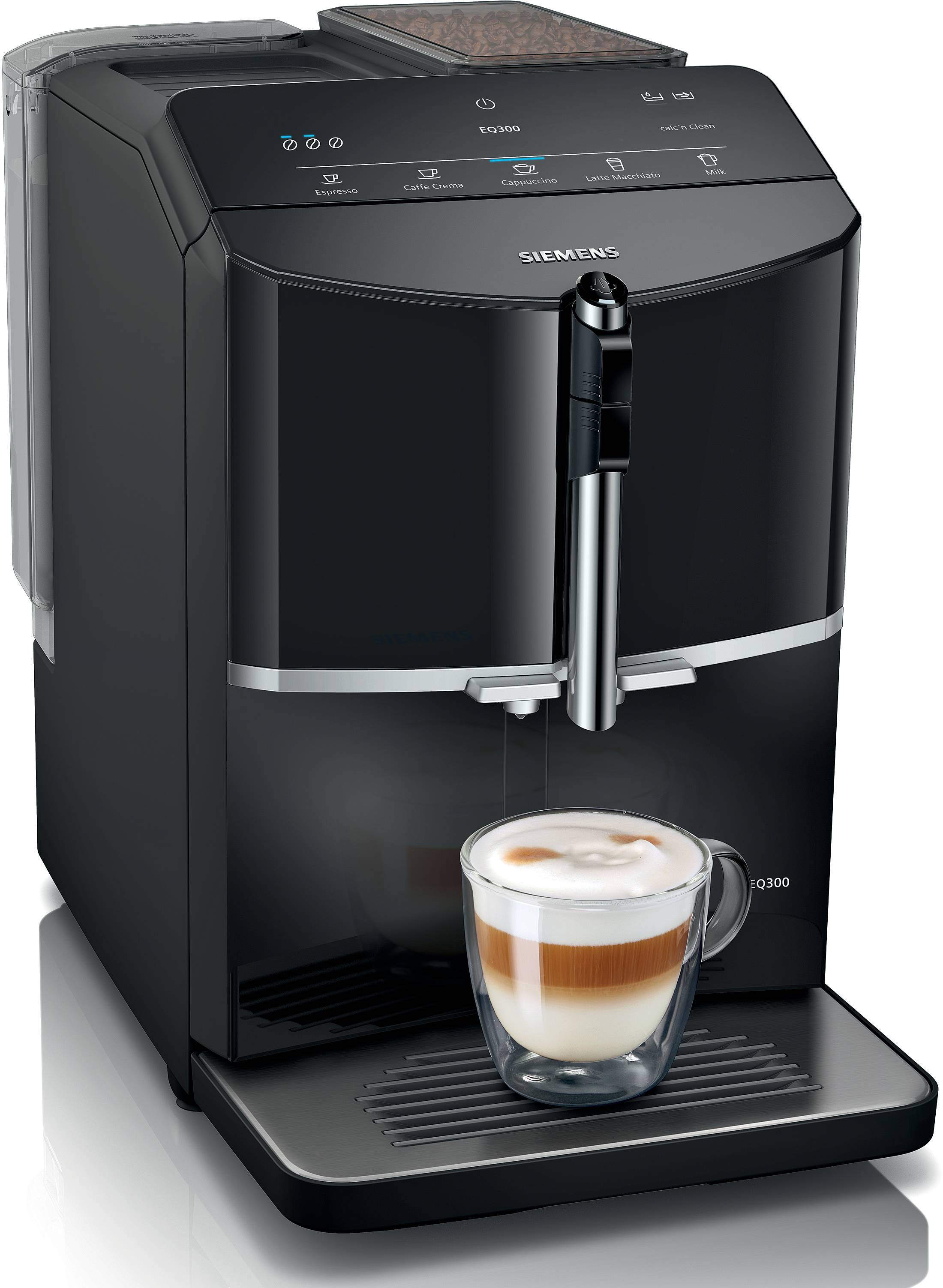 Siemens EQ.300 TF301E19 - Automatische Kaffeemaschine mit Milchaufschäumer-0