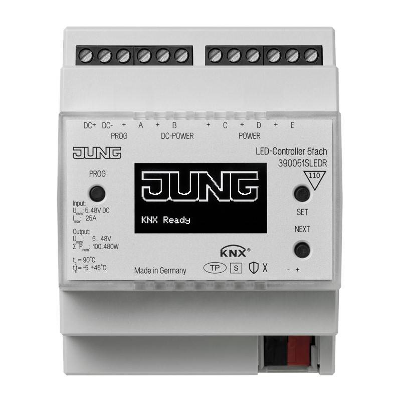 Jung KNX LED-Controller 5fach DC5-48V,REG ,Secure 39005 1S LED R