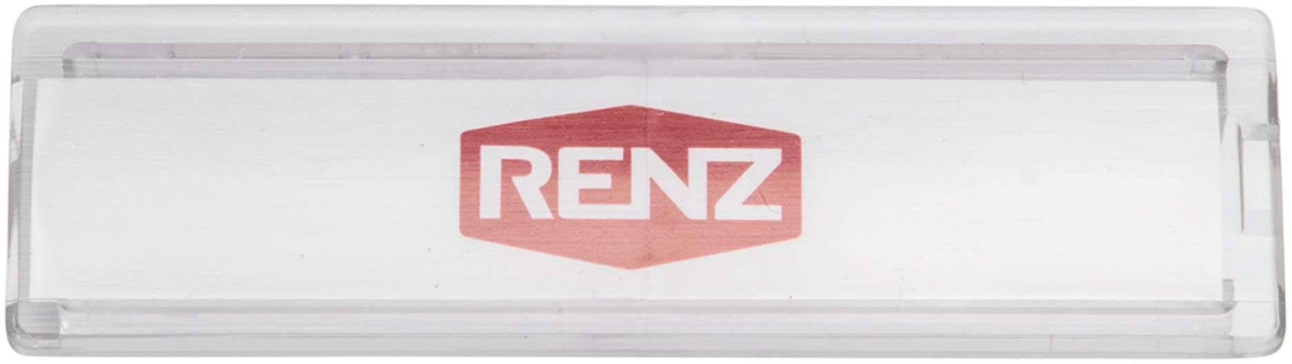 Renz Metallwaren. Namensschild 97-9-82019-0