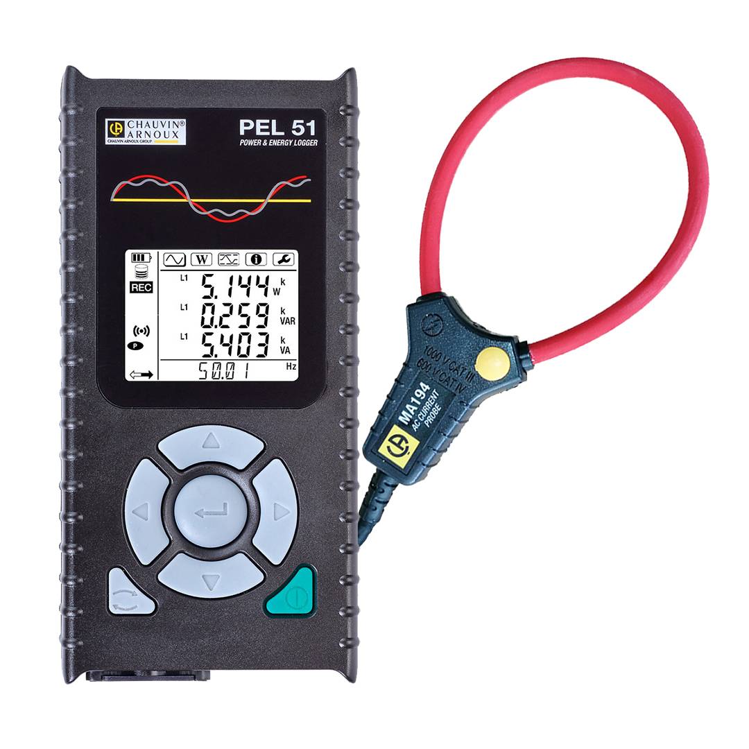 Chauvin Arnoux Leistungs-Energierecorder m. MA194-250 PEL 51-0