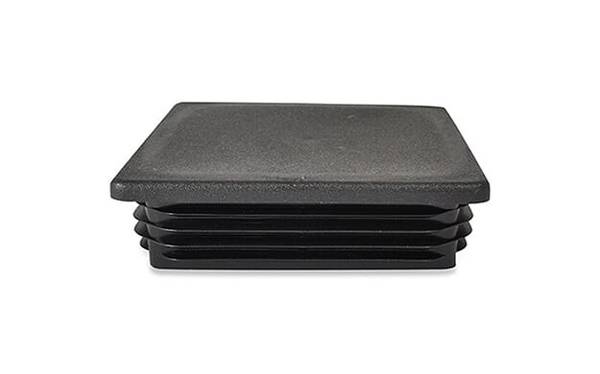 Gleiter quadratisch 90/90x2-5 - PE, schwarz - emico