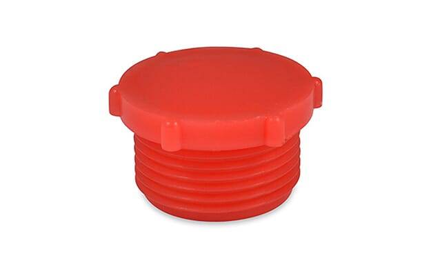 Gewindeschutzstopfen BSP 3/4" x 14 - LDPE, rot - emico-0