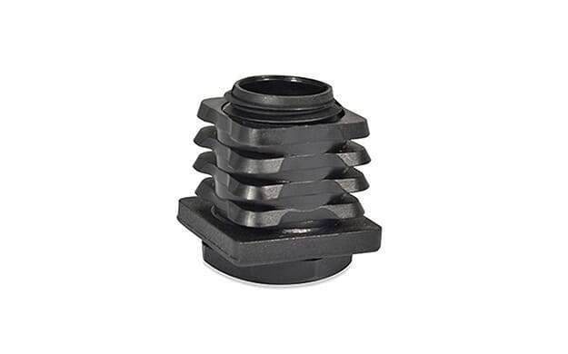 Einstellstopfen quadr. 20x20x1,5-2 6k - PA, schwarz - emico-1