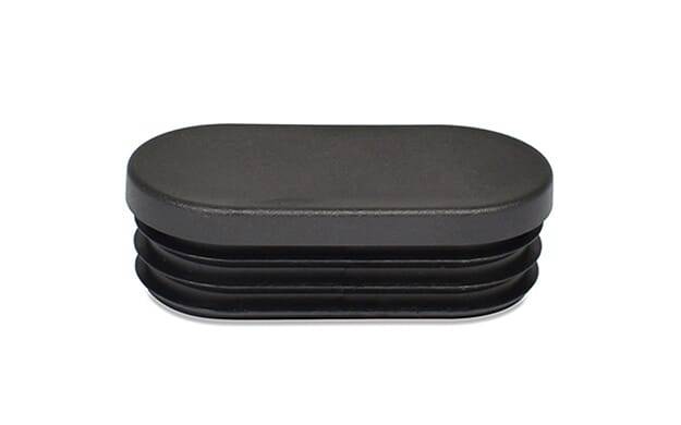 Gleiter oval 20/10x1-2 - PE, schwarz - emico-0
