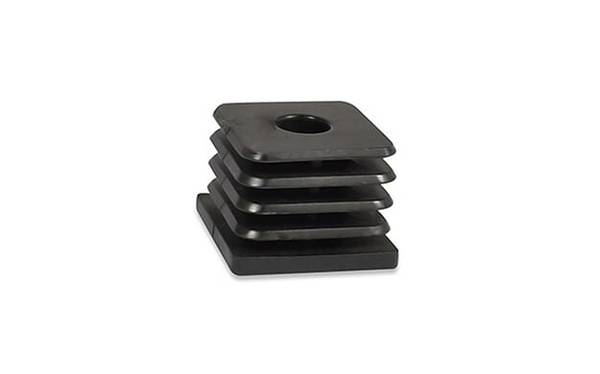 Gewindestopfen 35x35 / M10x14,5 - PA, schwarz - emico