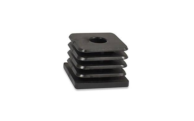 Gewindestopfen 30x30 / M10x14,5 - PA, schwarz - emico-0