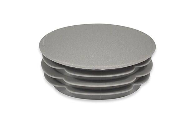 Gleiter rund 34x0,8-3 - PE, grau - emico-0