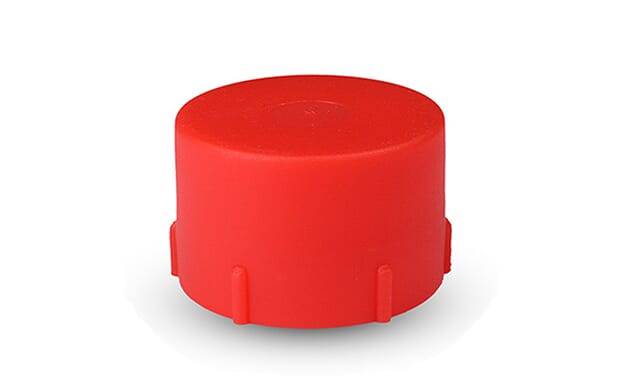 Gewindekappen UNF/JIC 3/4" x 16 - LDPE, rot - emico-0