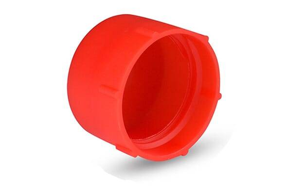 Gewindekappen UNF/JIC 3/4" x 16 - LDPE, rot - emico-1