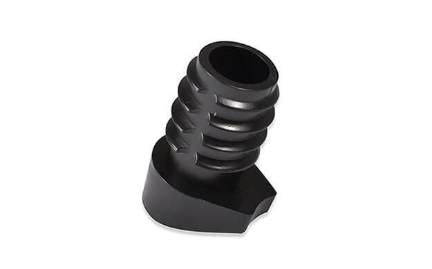 schräge Gleiter rund 20x1,5-2 - PE, schwarz - emico-0