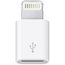 Image of Apple Apple iPad/iPhone/iPod Adapter [1x Apple Lightning-Stecker - 1x USB 2.0 Buchse Micro-B] Weiß