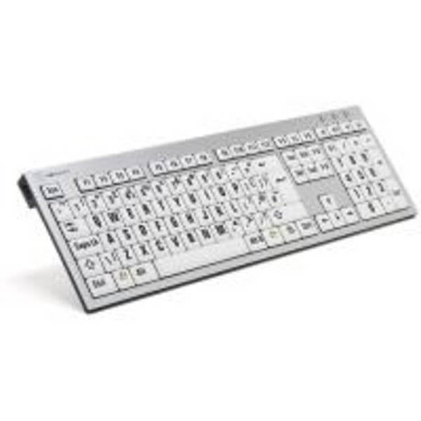 Logickeyboard Largeprint Slimline - Tastatur - TL: UK, QWERTY