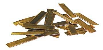 folia Verschluss-Clips, Länge: ca. 30 mm, gold-1