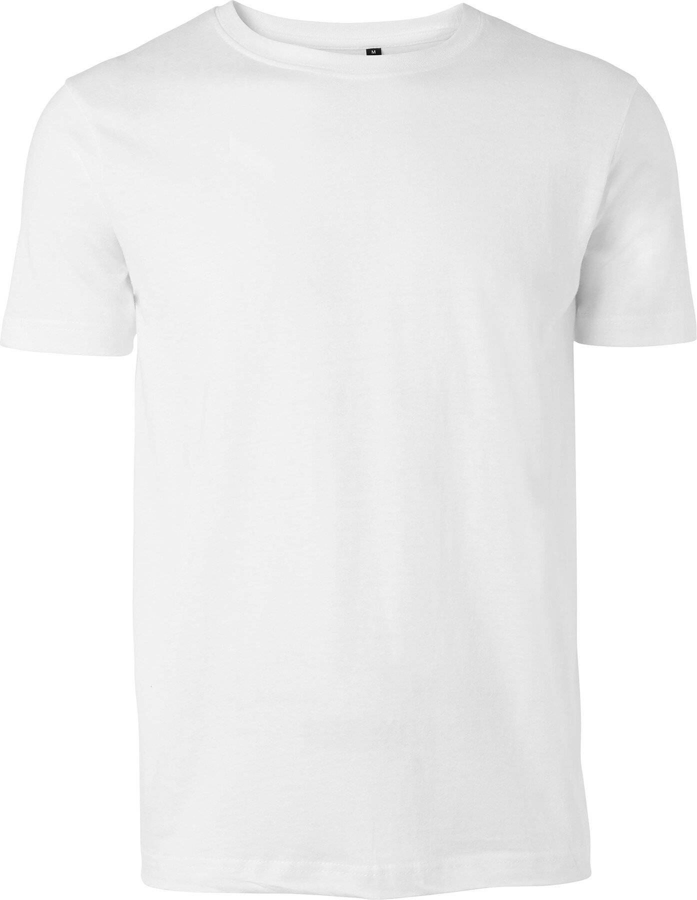 Basic T-shirt, Unisex, weiß, 5XL-0
