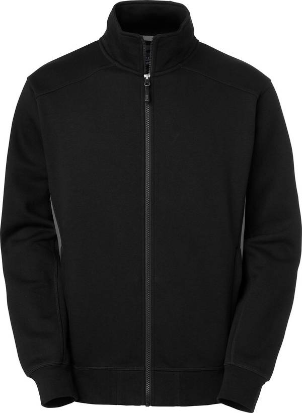 Lincoln Full-Zip Sweatshirt, Herren, schwarz/grau., L
