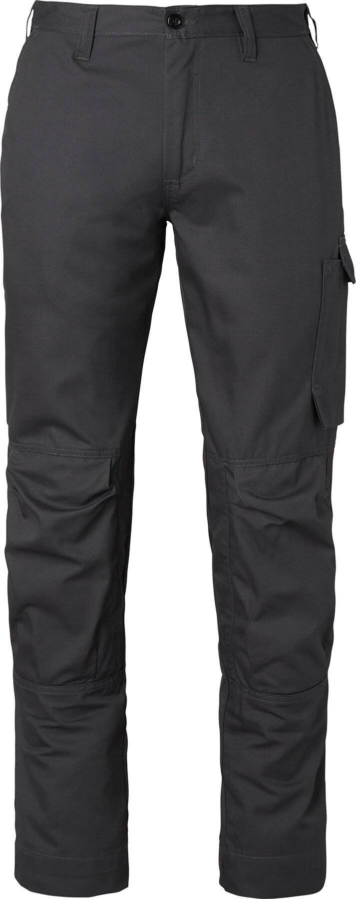 166 Lange Arbeitshose, Unisex, dunkel grau, 30-0