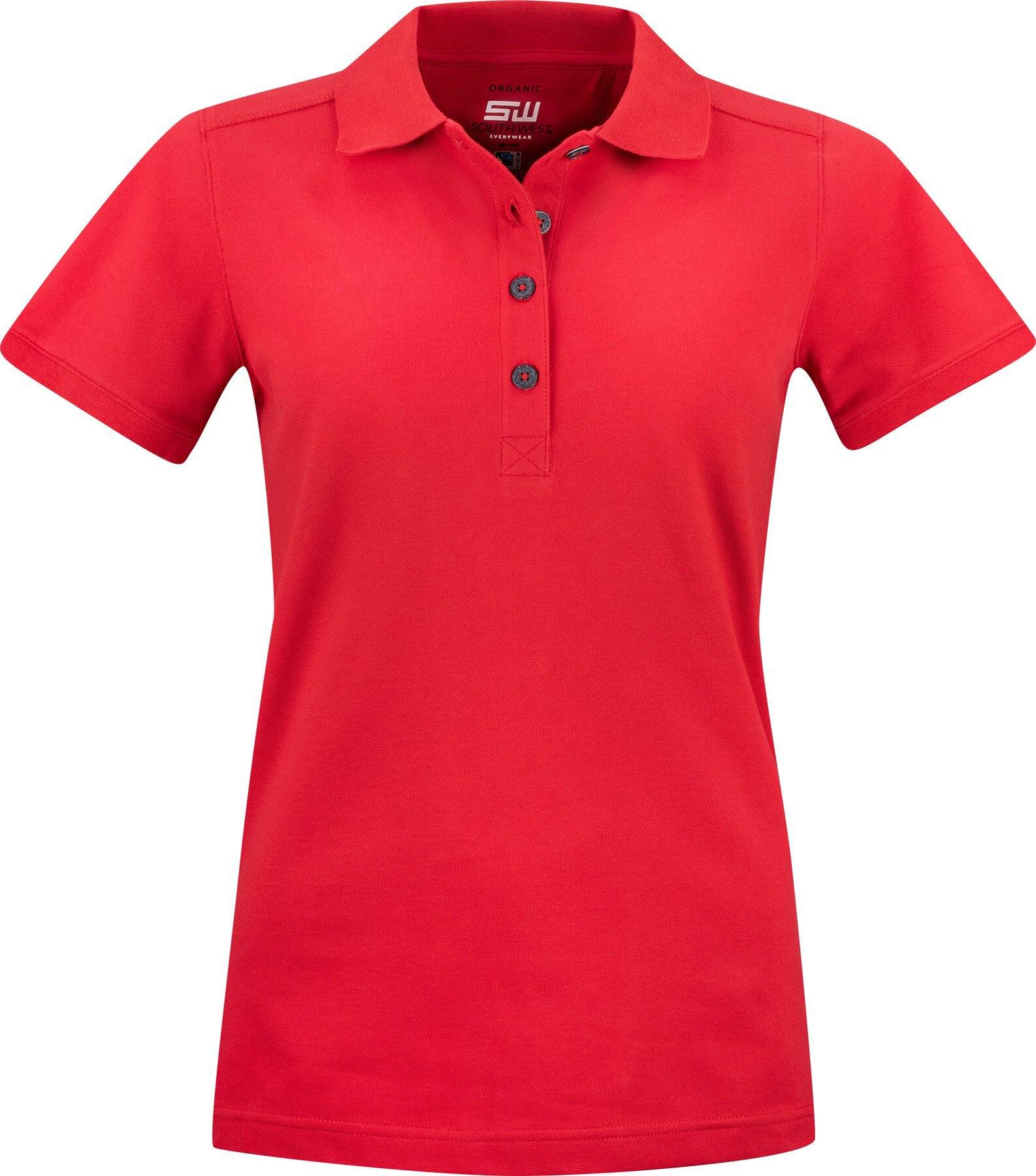 Magda Poloshirt, Damen, rot, S-0