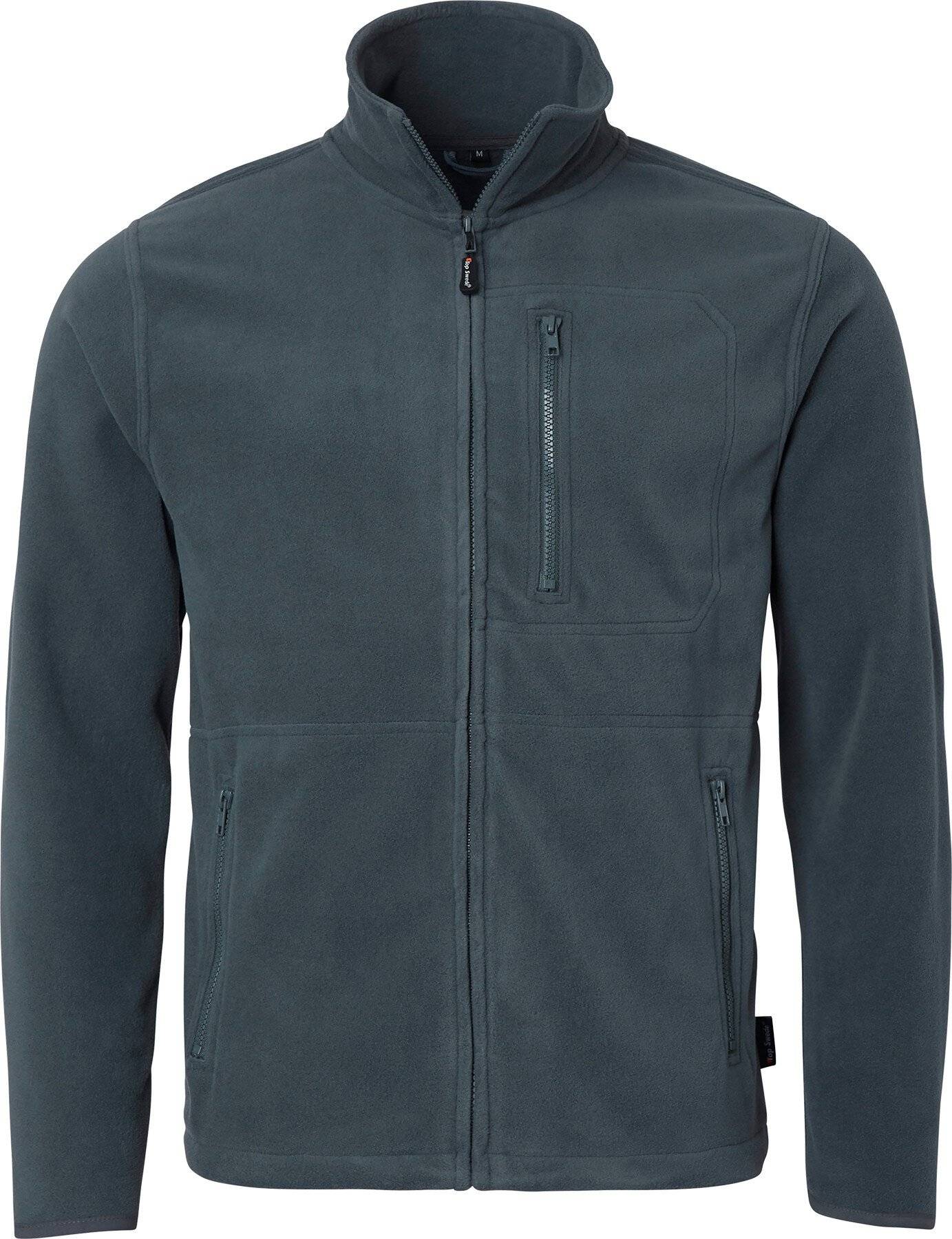 4642 Fleecejacke, Unisex, dunkel grau, L-0
