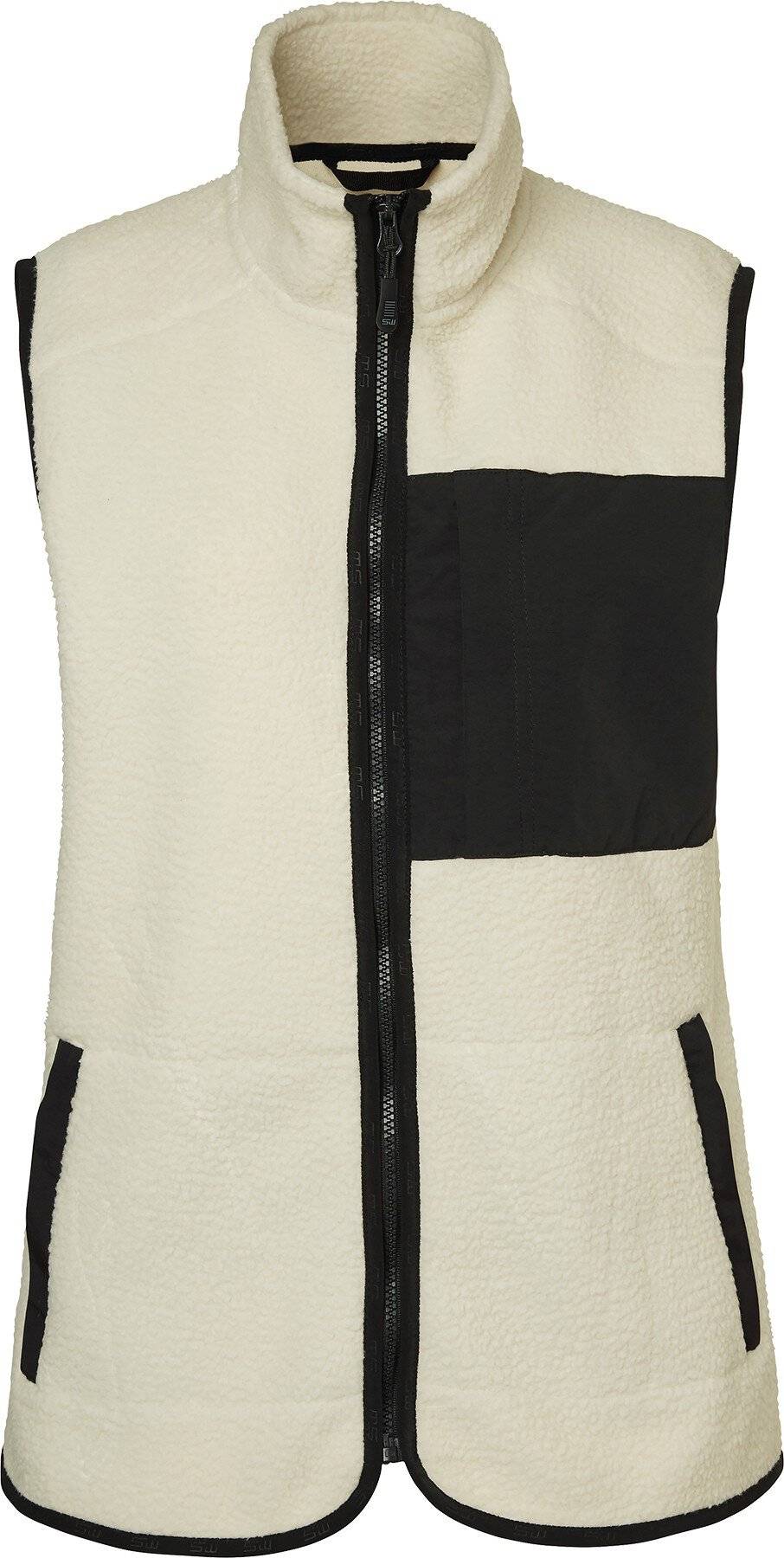 Saga Fleeceweste, Damen, wollweiß, L-0