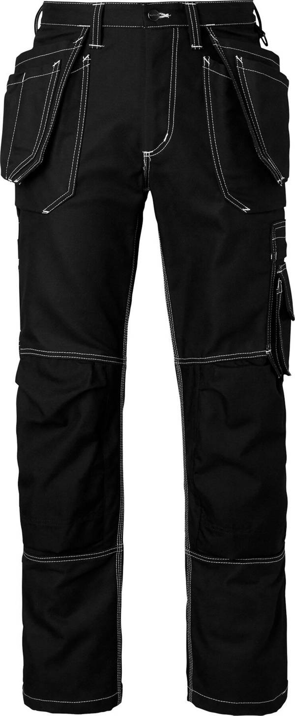 2515 Lange Handwerker Hose, Unisex, schwarz, 22
