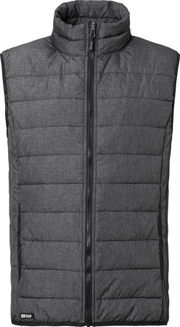 Ames Wattierte Weste, Herren, dunkel grau, XL
