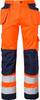 2516 Lange Handwerker Hose, Unisex, Fluoreszierendes orange/navy blau, 28