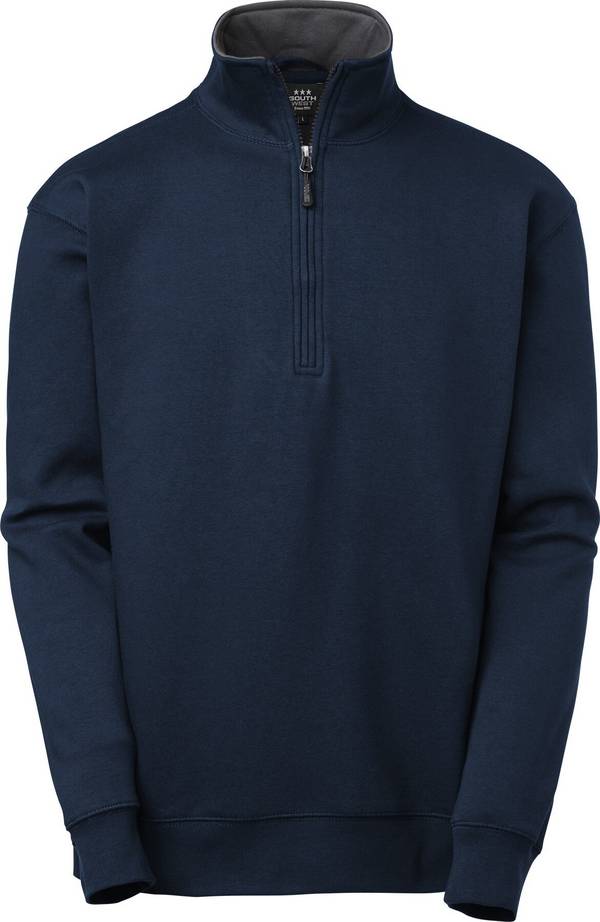 Webber Half-Zip Sweatshirt, Herren, navy blau/grau, L