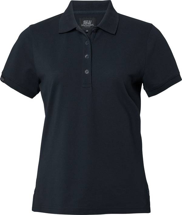 Wera solid Poloshirt Damen, navy blau, XS