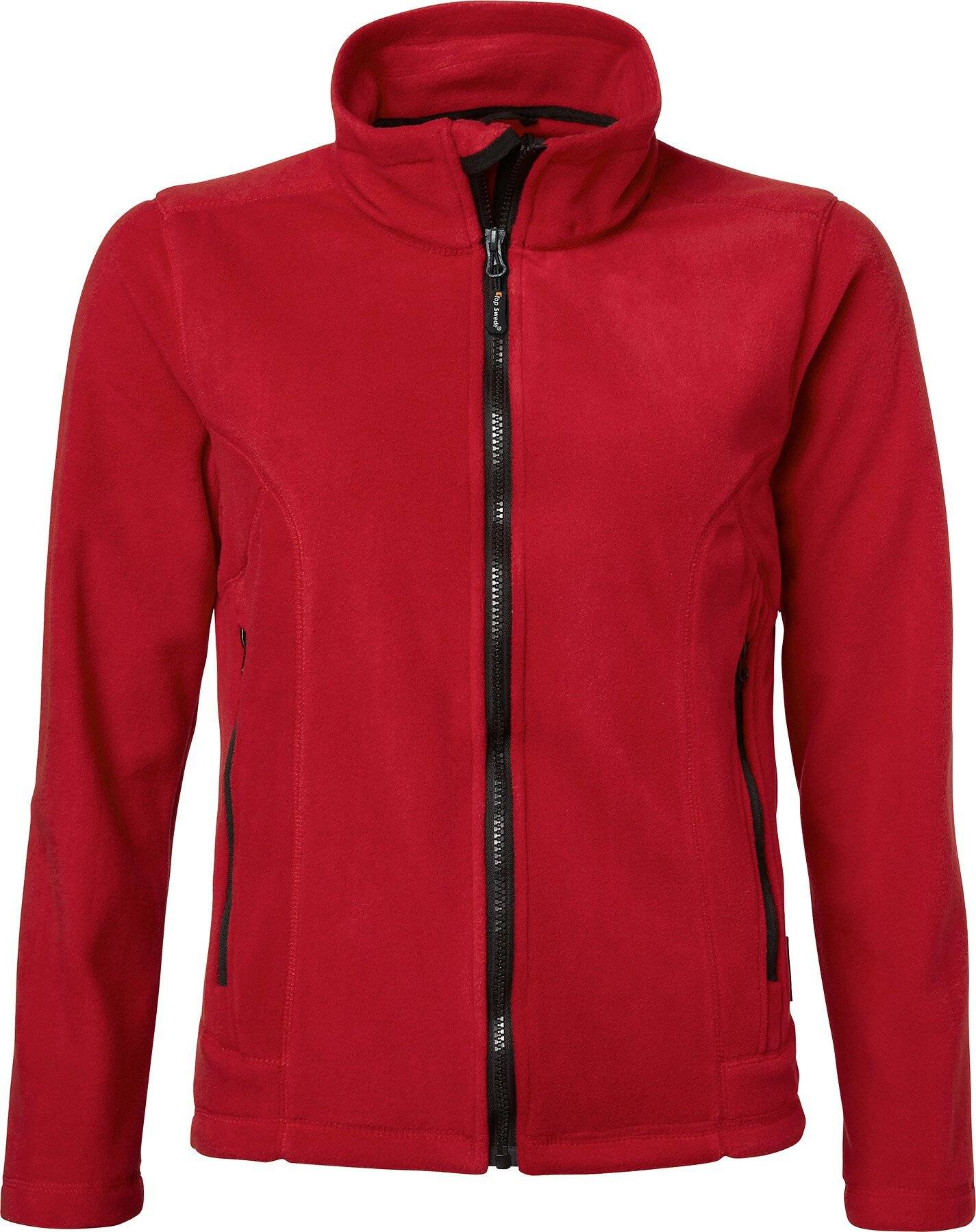 1642 Fleecejacke, Damen, rot, XL-0