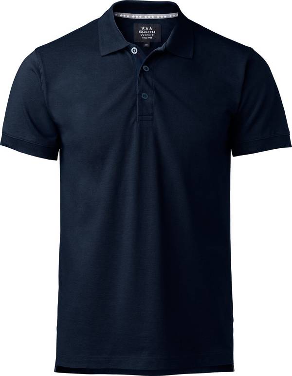 Morris solid Poloshirt, Herren, navy blau, S