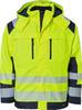 120 Winterjacke, Unisex, Fluoreszierendes gelb/navy blau, XL