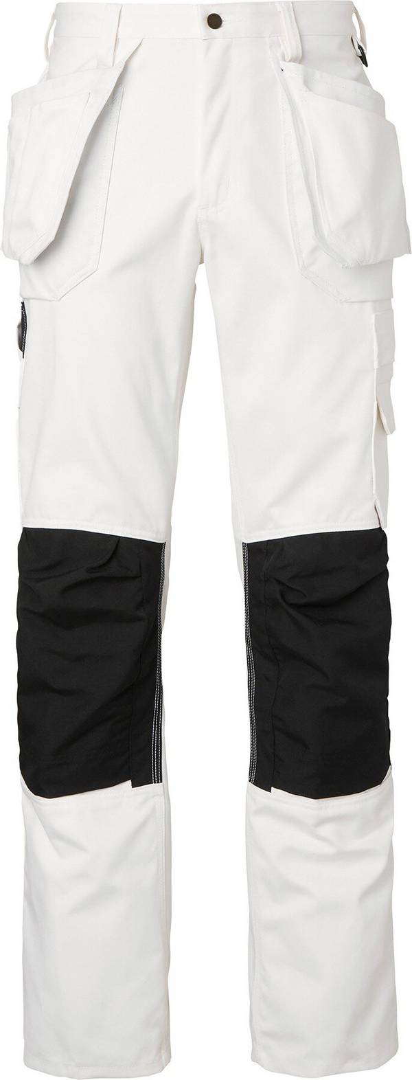 2515 Lange Maler Hose, Unisex, weiß/schwarz, 110