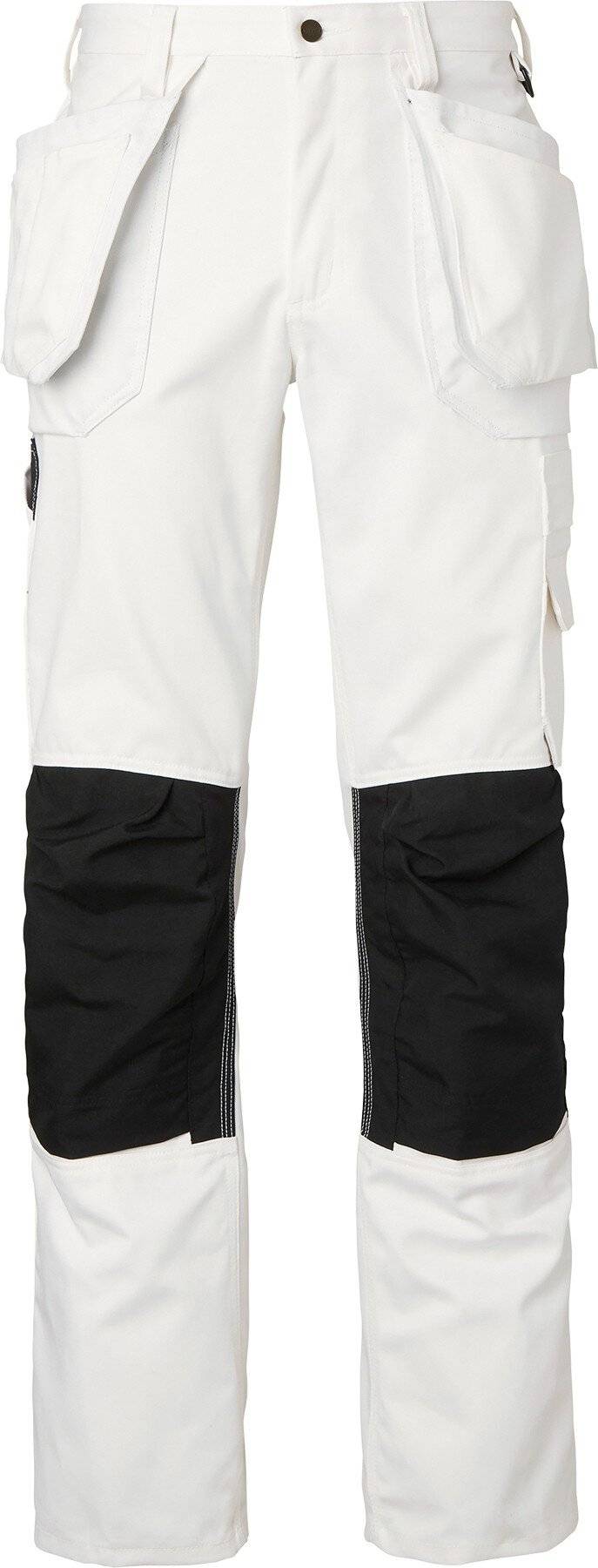 2515 Lange Maler Hose, Unisex, weiß/schwarz, 110-0