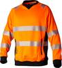132 Sweatshirt, Unisex, Fluoreszierendes orange/schwarz, S